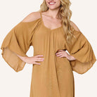 LingaDore Summer Breezes strandkjole, brun - 8225 - 365 - Brown Sugar