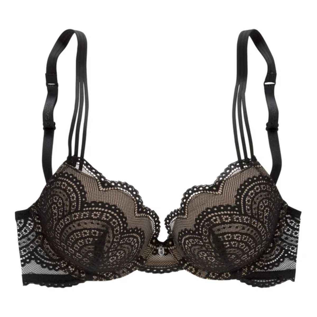 Lascana Kira push-up BH, sort - AK-610-PB-R - black - Black