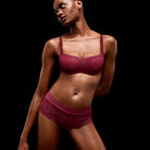 Triumph Body Make-Up Illusion Lace Shorty - Woodrose - 10219748-00EW