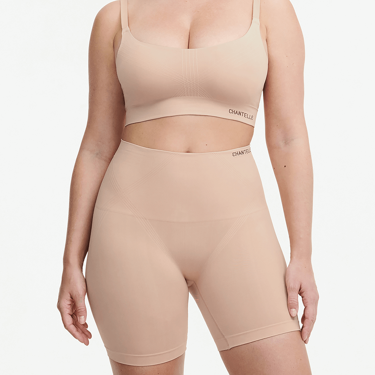 Chantelle Smooth Comfort Shapewear Biker  - Clay Nude - C10U40-00Q