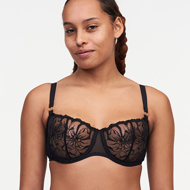 Chantelle Fleurs - Black - C12M50-011