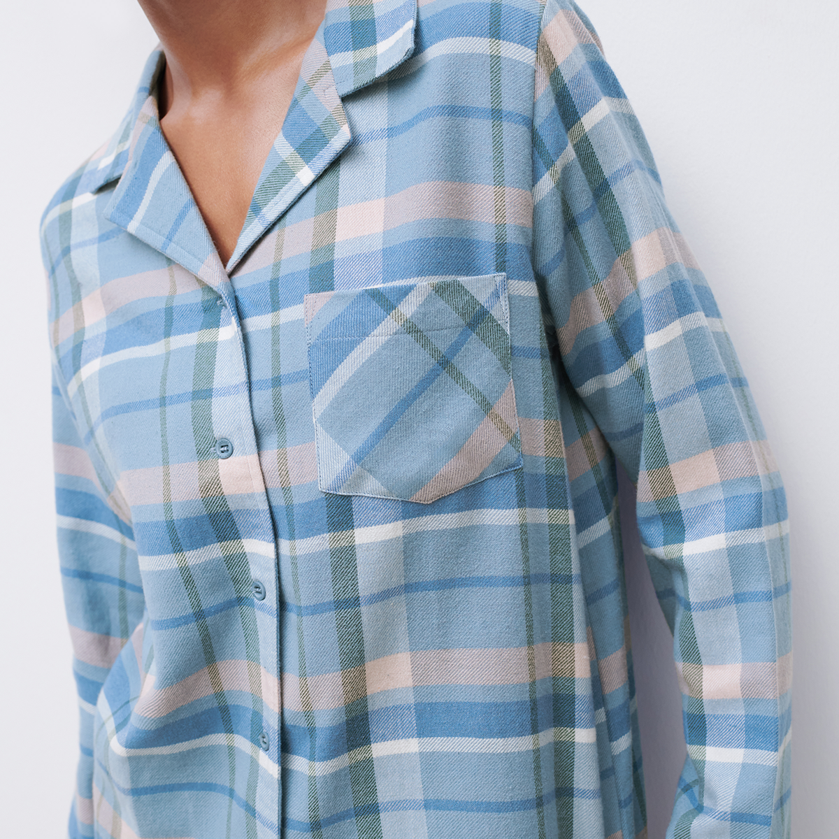 Femilet Heat - Blue Check Print - FN3820-02M