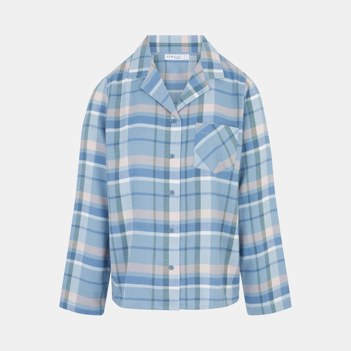 Femilet Heat - Blue Check Print - FN3820-02M