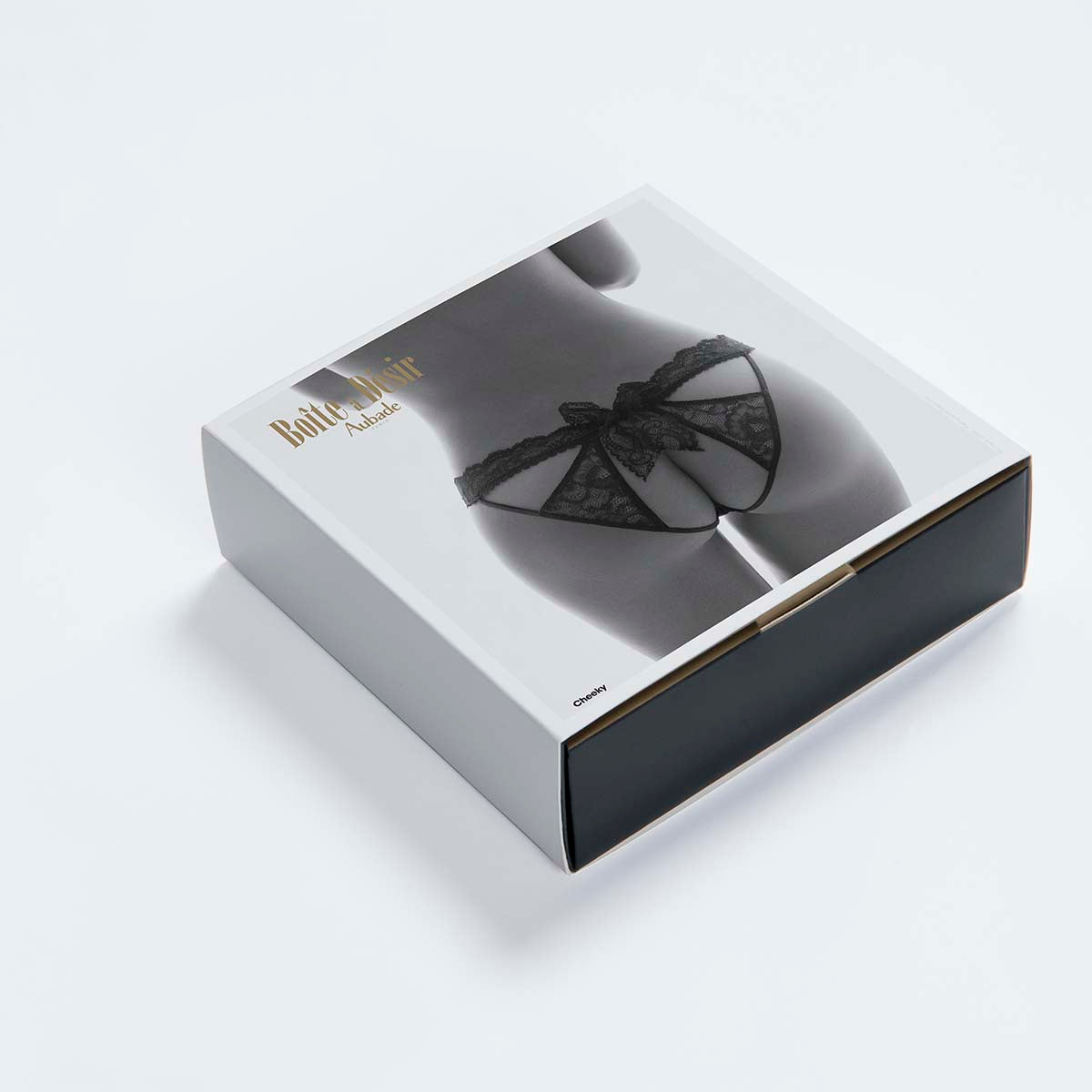 Aubade Boite a desir cheeky - Black - P020B-NOIR