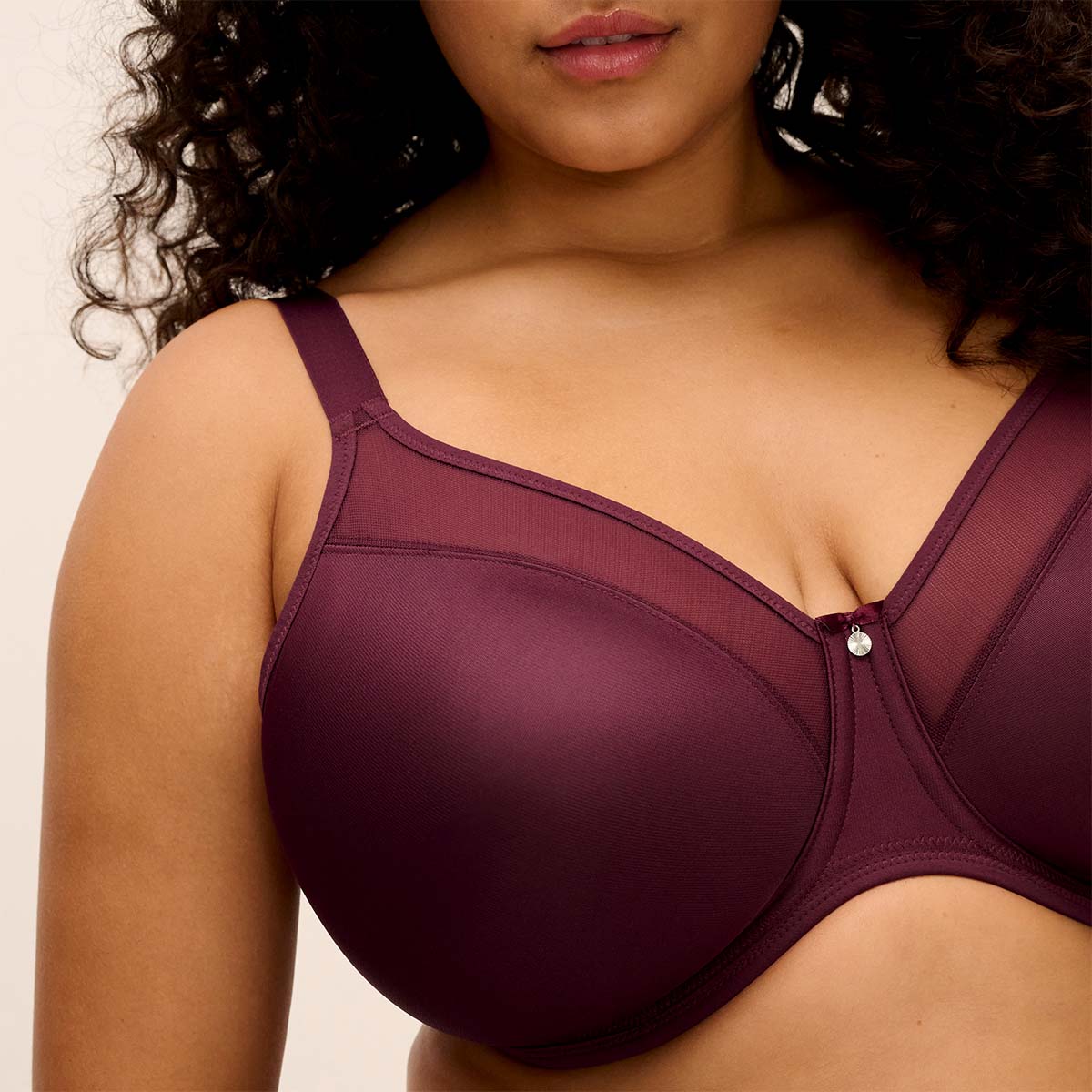 Elomi Smooth BH med bøjle, lilla - EL4301 - FIG - Fig